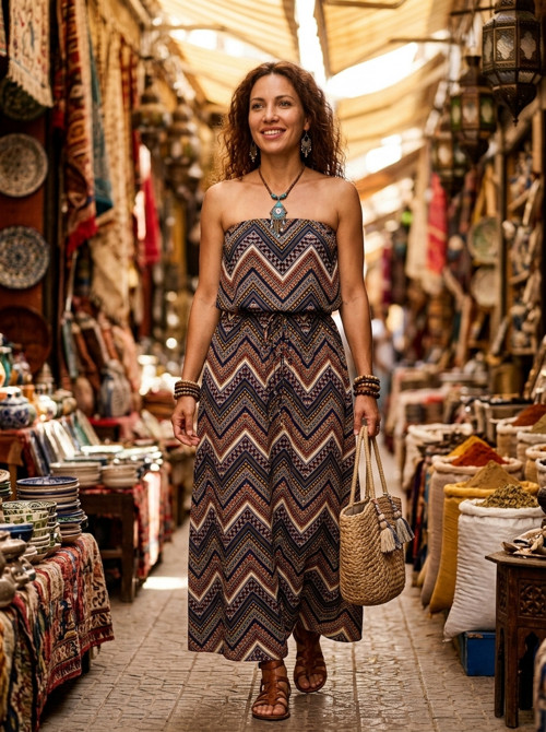 Šaty boho etno pohodové — foto 1