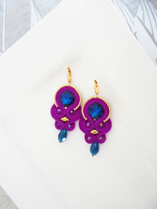 Soutache náušnice