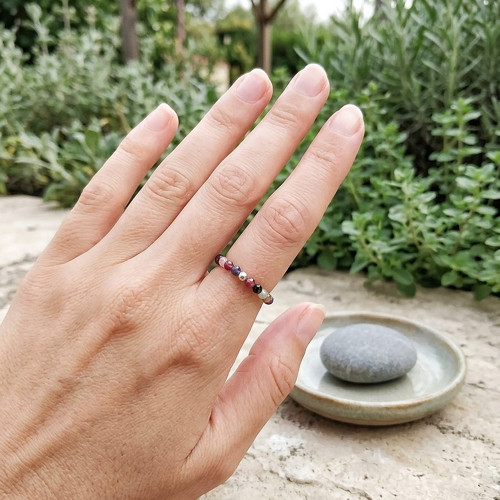 Prstýnky z minerálů / broušený spinel/ 0,3