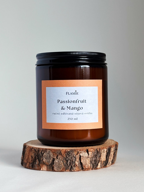 Sójová svíčka Passionfruit & Mango 250 ml — foto 1