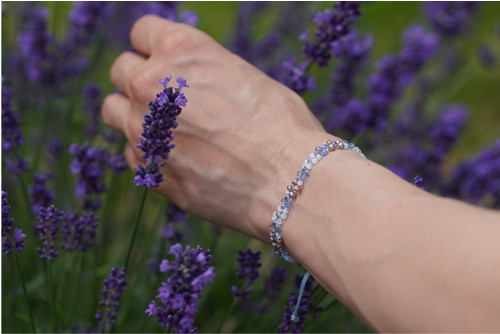 Náramek Fiore blu