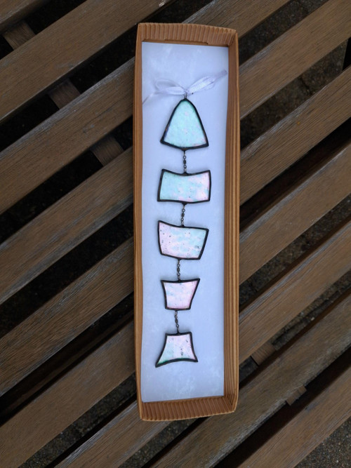 Ryba vitráž - závěs