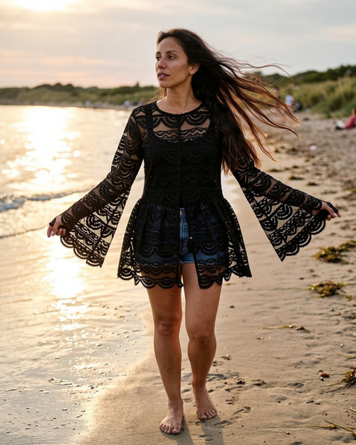 Tunika boho v krajkoví — foto 1