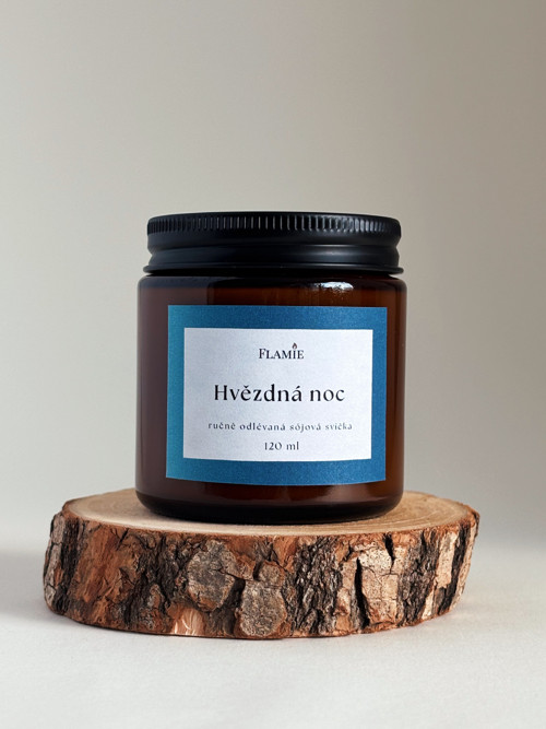 Sójová svíčka Hvězdná noc 120 ml