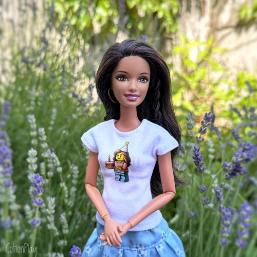 Lego - Tričko pro Barbie - bílé