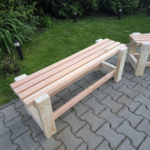 Vlastnoruční lavička na sezení