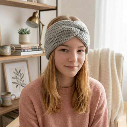 Pletená čelenka