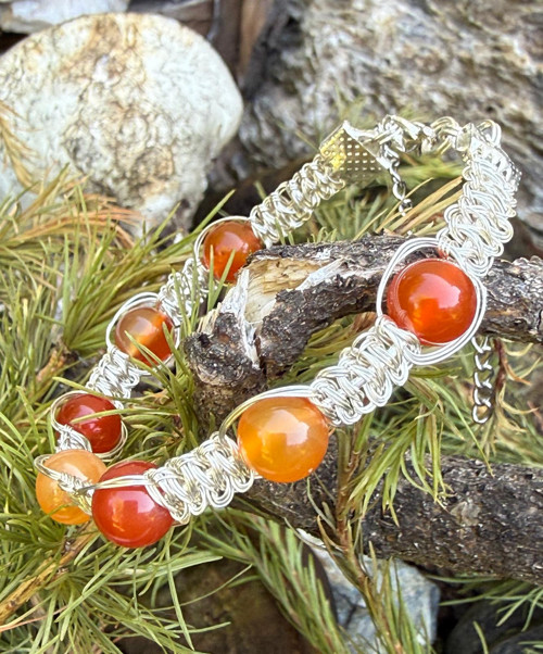 Karneol – (náramek) KARNELION