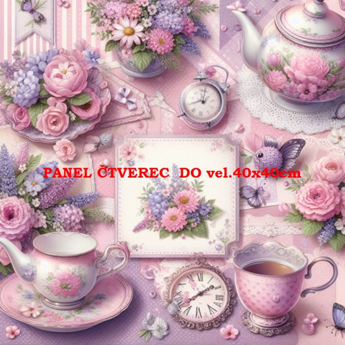 Bavlněný panel 10x10 cm