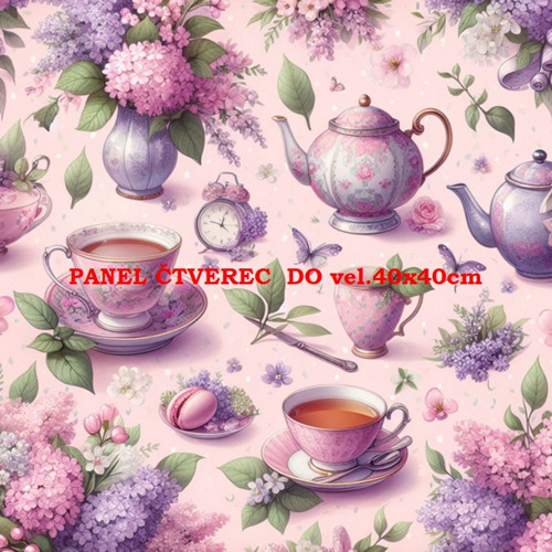 Bavlněný panel 10x10 cm