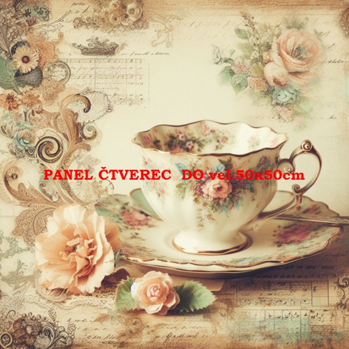 Bavlněný panel 10x10 cm
