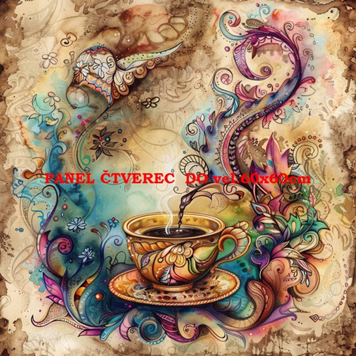Bavlněný panel 10x10 cm