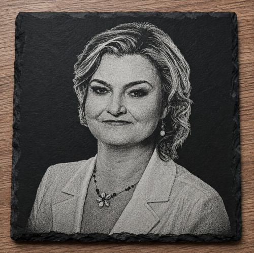 Personalizovaný břidlicový podtácek