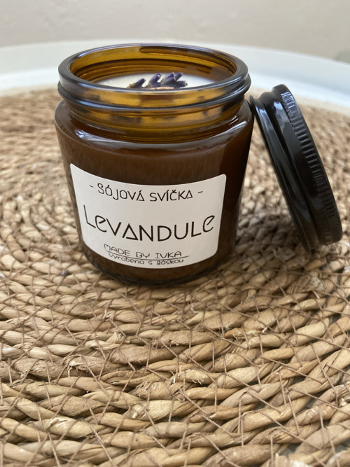 Sójová svíčka Levandule - malá