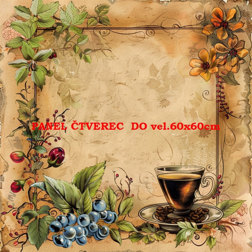Bavlněný panel 10x10 cm