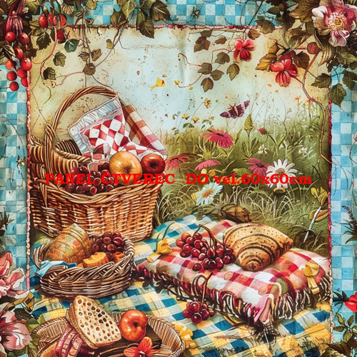Bavlněný panel 10x10 cm