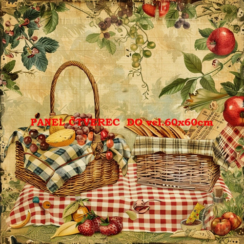 Bavlněný panel 10x10 cm