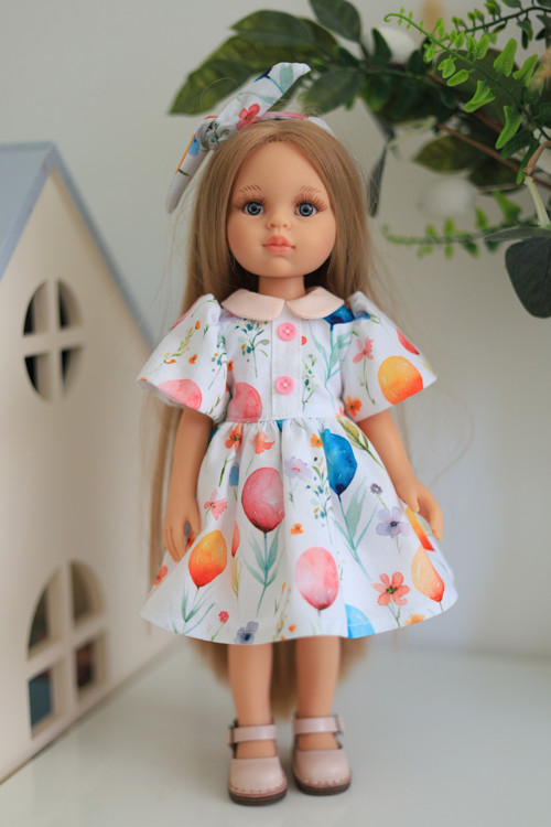 Šaty a čelenka pro Paola Reina 32 cm