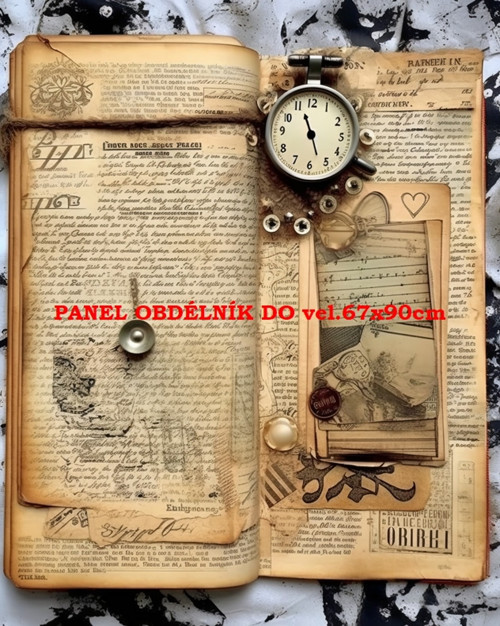 Bavlněný panel 7x10 cm