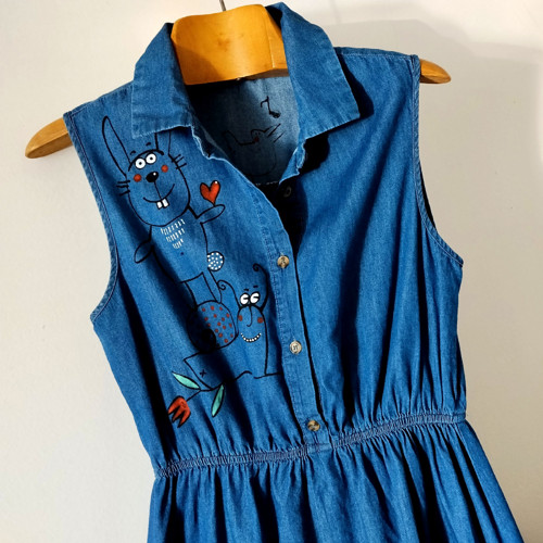 ZAJDA - jeans šaty — foto 1