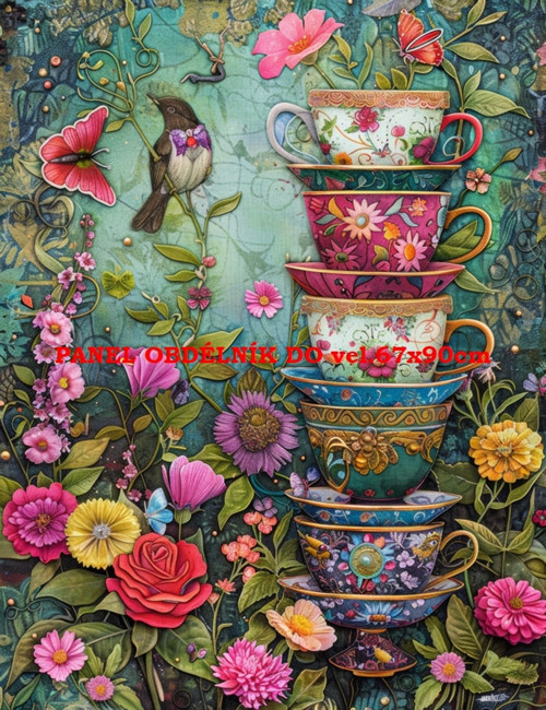 Bavlněný panel 7x10 cm