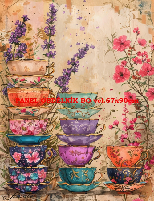 Bavlněný panel 7x10 cm