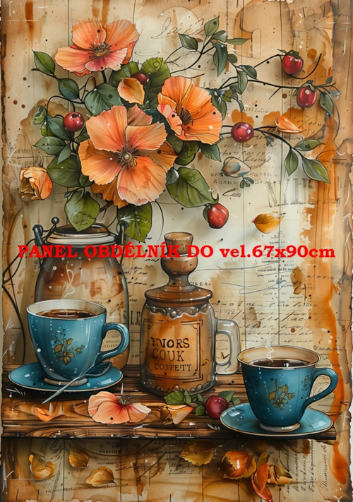 Bavlněný panel 7x10 cm
