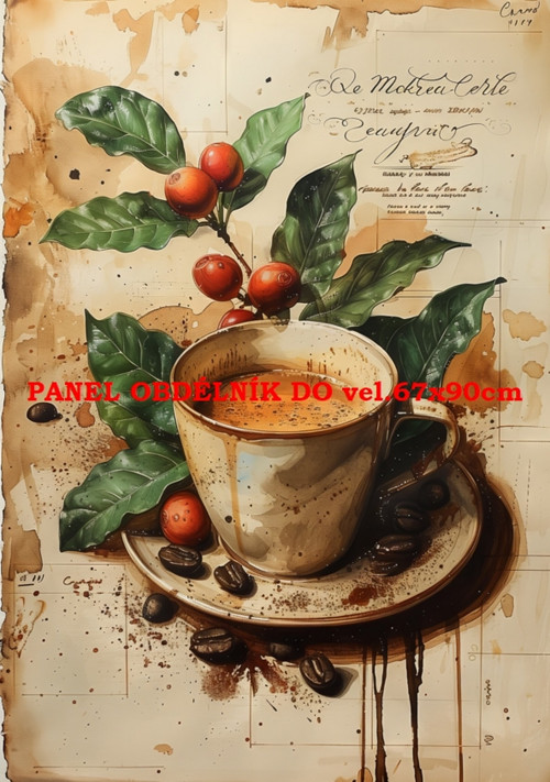 Bavlněný panel 7x10 cm