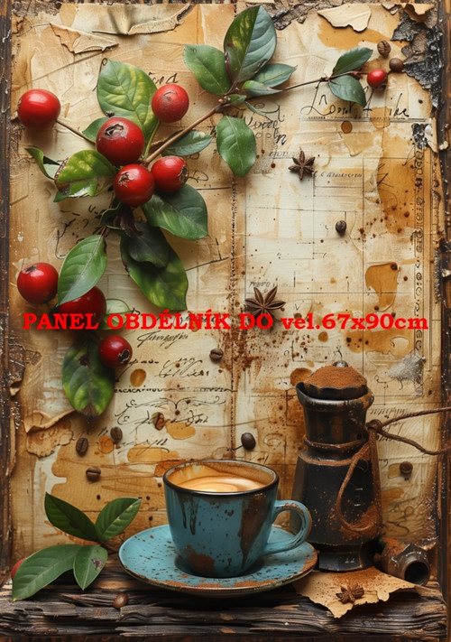 Bavlněný panel 7x10 cm