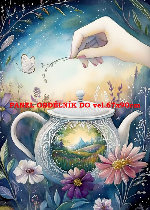 Bavlněný panel 7x10 cm
