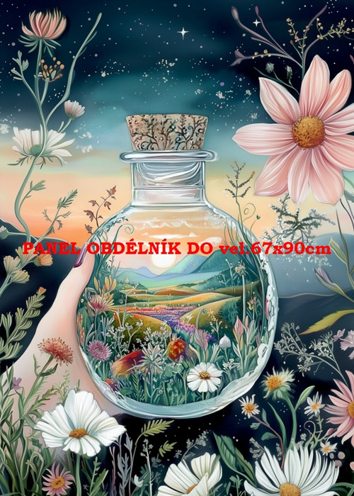 Bavlněný panel 7x10 cm — foto 1