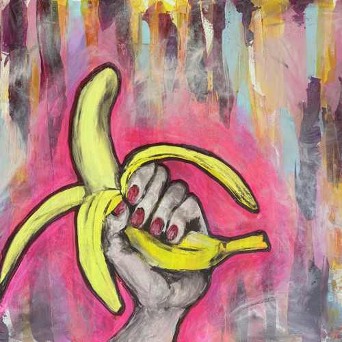 Ruka s bananem