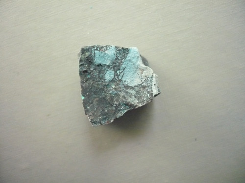 Surový - chrysokol s malachitem 22 mm, č.32f