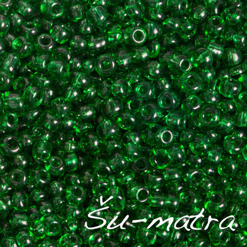 Rokajl průhledný zelený, 3mm (50 g)