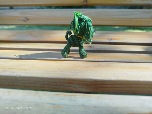 Handmade Amigurumi Yorkie Dog Puppy Keychain 2,4"