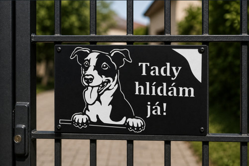 Psí cedulka "Tady hlídám já!" 4 — foto 1
