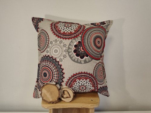Povlak na polštářek ČERVENÉ MANDALY 40*40cm