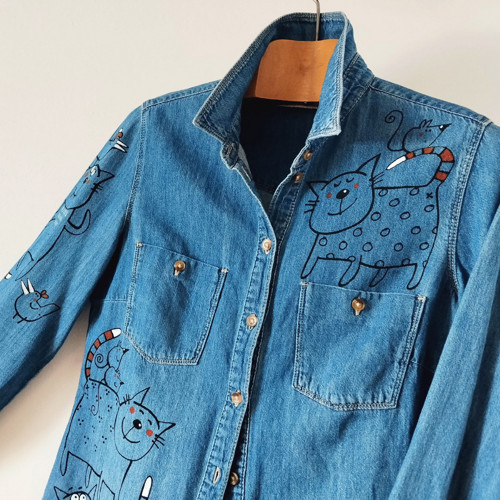 KOČIČKOVÁ - jeans košile