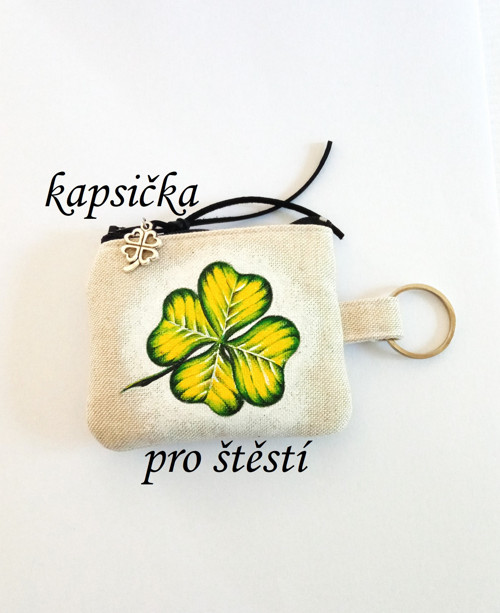 Kapsička-ČTYŘLÍSTEK PRO ŠTĚSTÍ