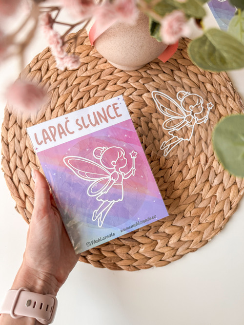 Lapač slunce suncatcher – Víla