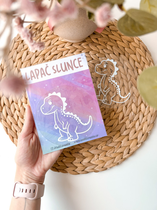 Lapač slunce suncatcher – Dinosaurus