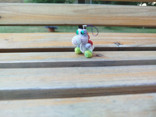 Handmade Amigurumi Dino Dinosaur 2"