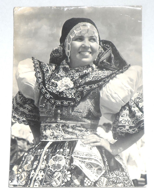 POHLEDNICE, Moravské Slovácko, kyjovský kroj 1962