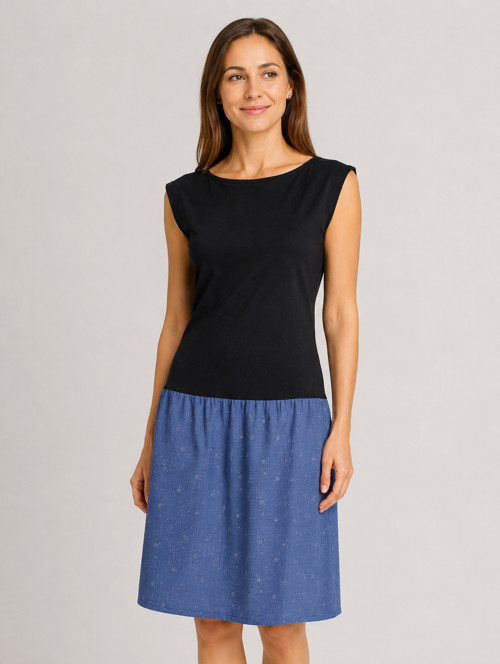 Šaty Madlen - mušelín - velikost S, M, L, XL