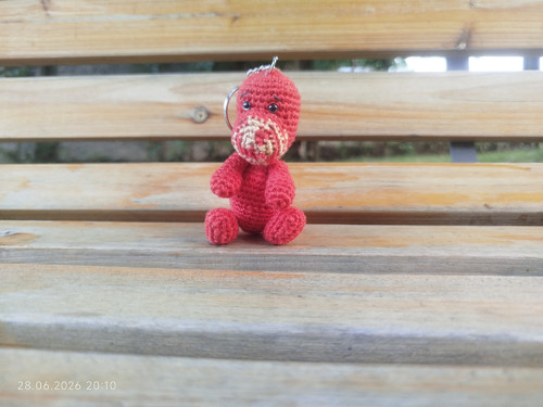 Handmade Amigurumi Dino Dinosaur Dragon 4"
