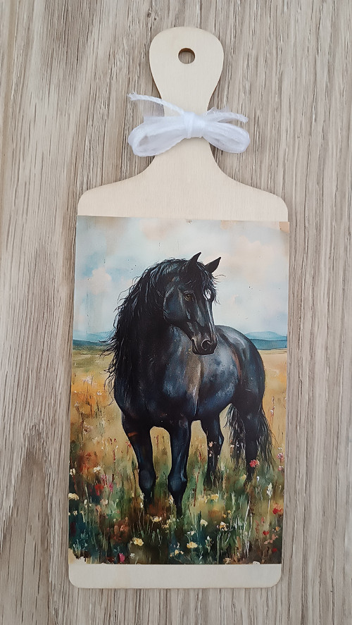 Prkénko černý kůň