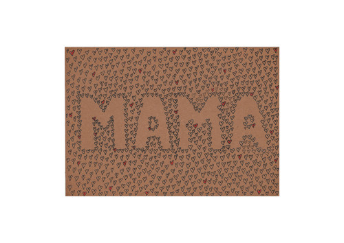 Přání pro maminku - MÁMA se srdíčky