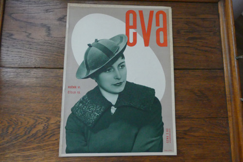 Časopis EVA, 19/1934, vintage móda