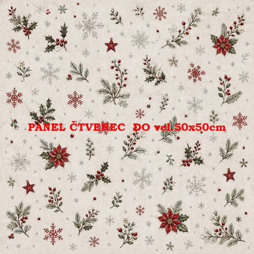 Bavlněný panel 10x10 cm