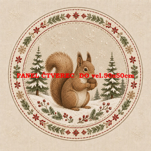 Bavlněný panel 10x10 cm